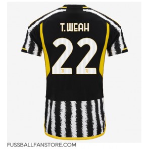 Juventus Timothy Weah #22 Replik Heimtrikot 2023-24 Kurzarm